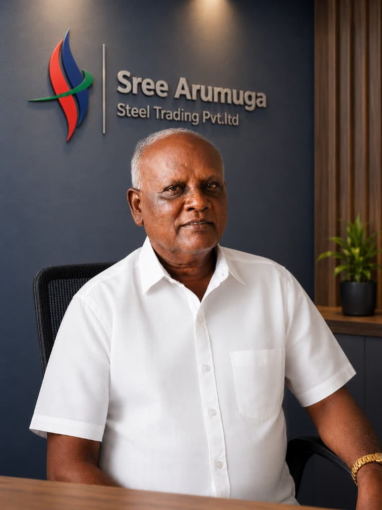 Mr. P. G. Arumugam, Founder of Sree Arumuga Steel Trading